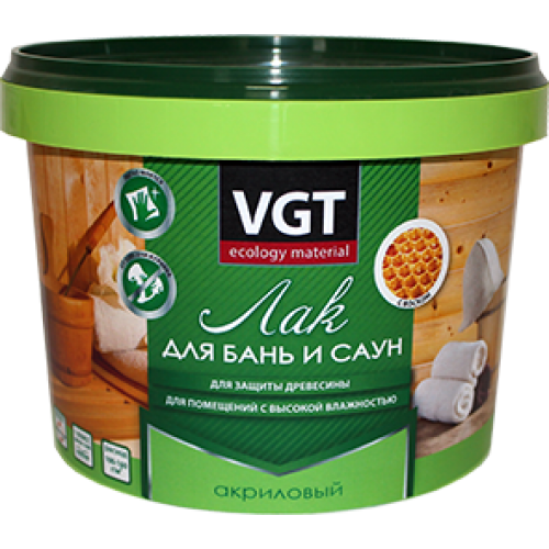 VGT (ВГТ) - Лак для бань и саун